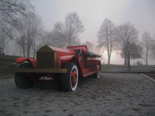 FireTruck in Fog #1