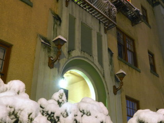 Snow at the Entrance