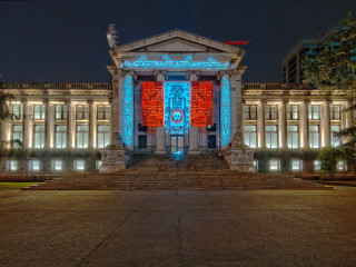 Vancouver Art Gallery at Night