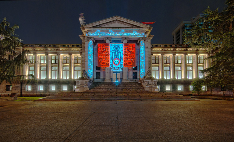 Vancouver Art Gallery at Night