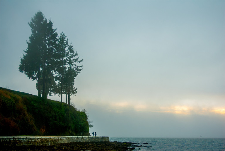 Evening Seawall Promenade